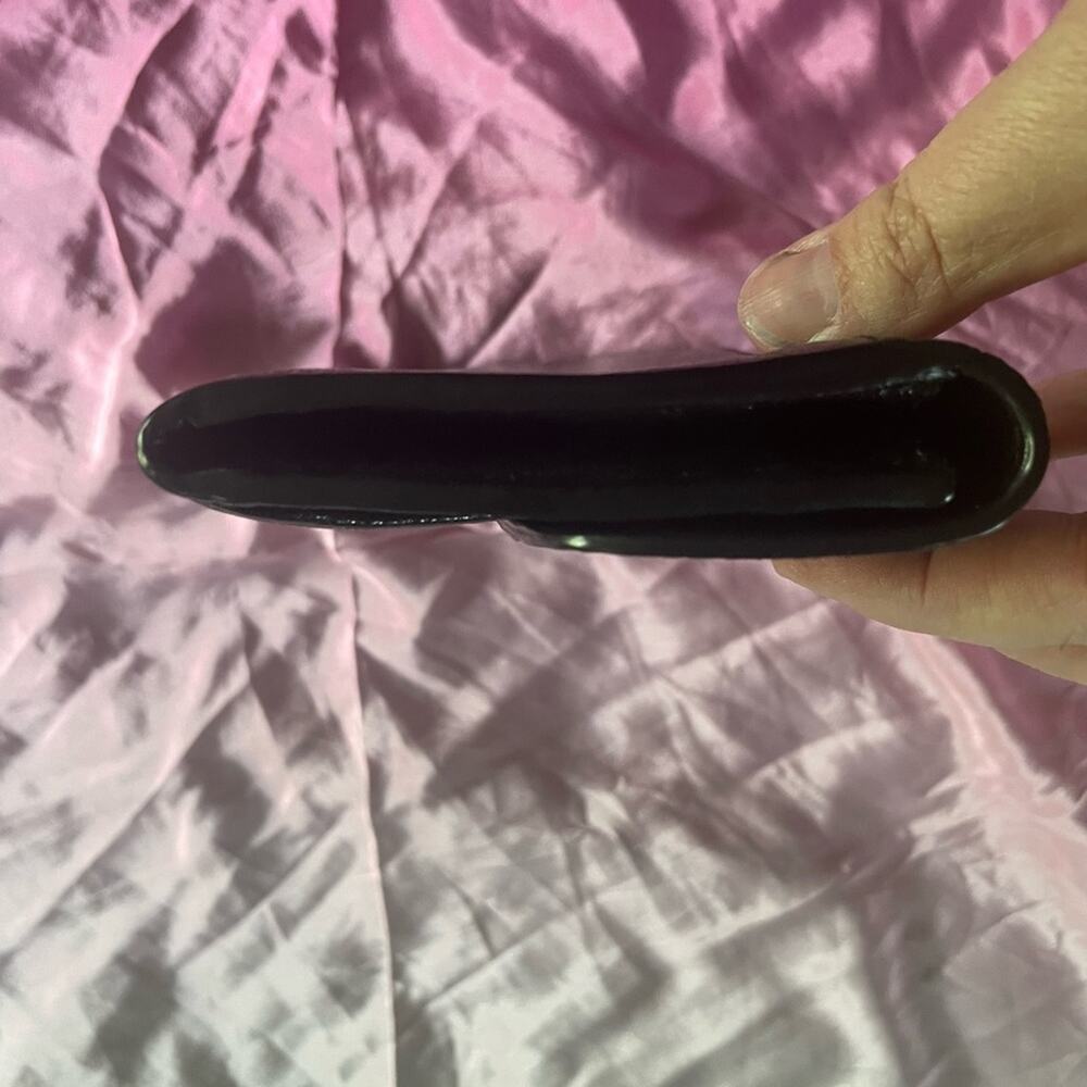 Coach Python Glitter Black Leather Wallet - Euc - image 7